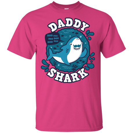 T-Shirts Heliconia / S Shark Family trazo - Daddy T-Shirt