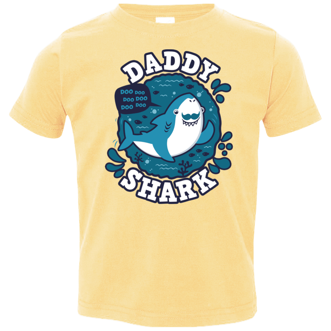 T-Shirts Butter / 2T Shark Family trazo - Daddy Toddler Premium T-Shirt