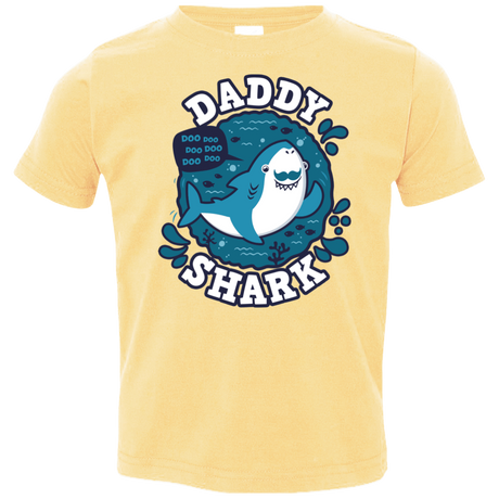 T-Shirts Butter / 2T Shark Family trazo - Daddy Toddler Premium T-Shirt