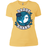 T-Shirts Banana Cream/ / X-Small Shark Family trazo - Daddy Women's Premium T-Shirt