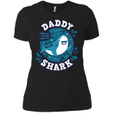 T-Shirts Black / X-Small Shark Family trazo - Daddy Women's Premium T-Shirt