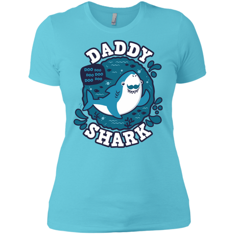 T-Shirts Cancun / X-Small Shark Family trazo - Daddy Women's Premium T-Shirt
