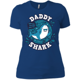 T-Shirts Royal / X-Small Shark Family trazo - Daddy Women's Premium T-Shirt