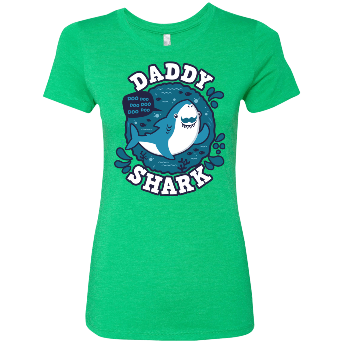 T-Shirts Envy / S Shark Family trazo - Daddy Women's Triblend T-Shirt
