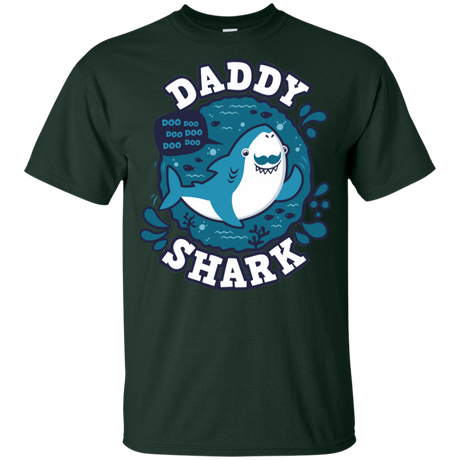 T-Shirts Forest / YXS Shark Family trazo - Daddy Youth T-Shirt