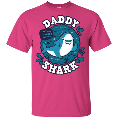 T-Shirts Heliconia / YXS Shark Family trazo - Daddy Youth T-Shirt