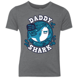 T-Shirts Premium Heather / YXS Shark Family trazo - Daddy Youth Triblend T-Shirt