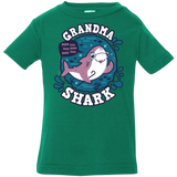 T-Shirts Kelly / 6 Months Shark Family trazo - Grandma Infant Premium T-Shirt