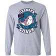 T-Shirts Sport Grey / S Shark Family trazo - Grandma Men's Long Sleeve T-Shirt