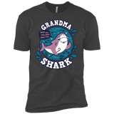 T-Shirts Heavy Metal / X-Small Shark Family trazo - Grandma Men's Premium T-Shirt