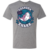 T-Shirts Premium Heather / S Shark Family trazo - Grandma Men's Triblend T-Shirt