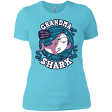 T-Shirts Cancun / X-Small Shark Family trazo - Grandma Women's Premium T-Shirt