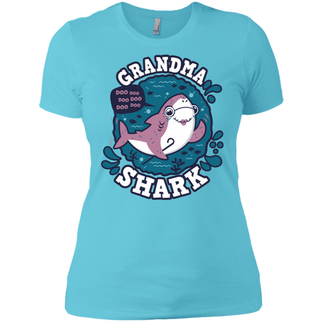 T-Shirts Cancun / X-Small Shark Family trazo - Grandma Women's Premium T-Shirt