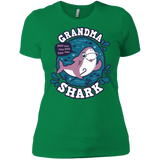 T-Shirts Kelly Green / X-Small Shark Family trazo - Grandma Women's Premium T-Shirt