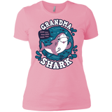 T-Shirts Light Pink / X-Small Shark Family trazo - Grandma Women's Premium T-Shirt