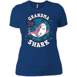 T-Shirts Royal / X-Small Shark Family trazo - Grandma Women's Premium T-Shirt