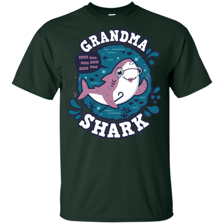 T-Shirts Forest / YXS Shark Family trazo - Grandma Youth T-Shirt