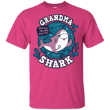 T-Shirts Heliconia / YXS Shark Family trazo - Grandma Youth T-Shirt