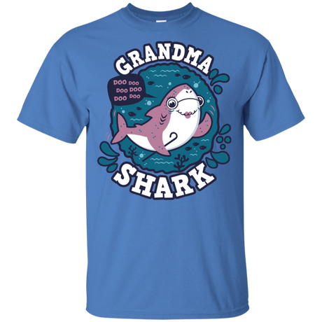 T-Shirts Iris / YXS Shark Family trazo - Grandma Youth T-Shirt