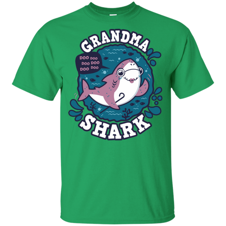 T-Shirts Irish Green / YXS Shark Family trazo - Grandma Youth T-Shirt