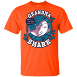 T-Shirts Orange / YXS Shark Family trazo - Grandma Youth T-Shirt