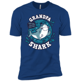 T-Shirts Royal / YXS Shark Family trazo - Grandpa Boys Premium T-Shirt