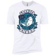 T-Shirts White / YXS Shark Family trazo - Grandpa Boys Premium T-Shirt