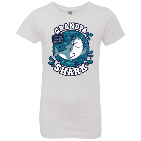 T-Shirts White / YXS Shark Family trazo - Grandpa Girls Premium T-Shirt