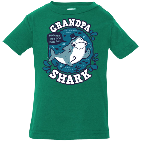 T-Shirts Kelly / 6 Months Shark Family trazo - Grandpa Infant Premium T-Shirt