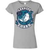 T-Shirts Sport Grey / S Shark Family trazo - Grandpa Junior Slimmer-Fit T-Shirt