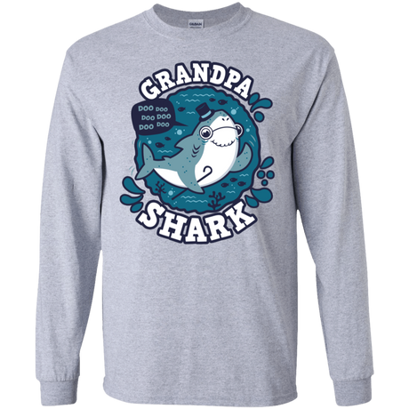 T-Shirts Sport Grey / S Shark Family trazo - Grandpa Men's Long Sleeve T-Shirt