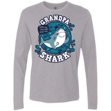 T-Shirts Heather Grey / S Shark Family trazo - Grandpa Men's Premium Long Sleeve