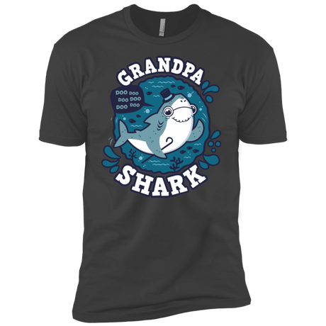 T-Shirts Heavy Metal / X-Small Shark Family trazo - Grandpa Men's Premium T-Shirt