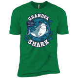 T-Shirts Kelly Green / X-Small Shark Family trazo - Grandpa Men's Premium T-Shirt