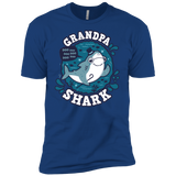 T-Shirts Royal / X-Small Shark Family trazo - Grandpa Men's Premium T-Shirt