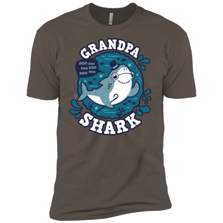 T-Shirts Warm Grey / X-Small Shark Family trazo - Grandpa Men's Premium T-Shirt