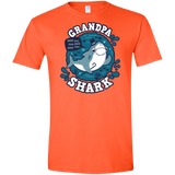 T-Shirts Orange / S Shark Family trazo - Grandpa Men's Semi-Fitted Softstyle
