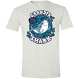 T-Shirts White / X-Small Shark Family trazo - Grandpa Men's Semi-Fitted Softstyle