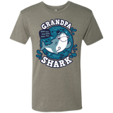 T-Shirts Venetian Grey / S Shark Family trazo - Grandpa Men's Triblend T-Shirt