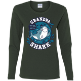 T-Shirts Forest / S Shark Family trazo - Grandpa Women's Long Sleeve T-Shirt