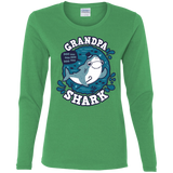 T-Shirts Irish Green / S Shark Family trazo - Grandpa Women's Long Sleeve T-Shirt