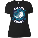 T-Shirts Black / X-Small Shark Family trazo - Grandpa Women's Premium T-Shirt