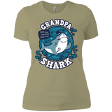 T-Shirts Light Olive / X-Small Shark Family trazo - Grandpa Women's Premium T-Shirt