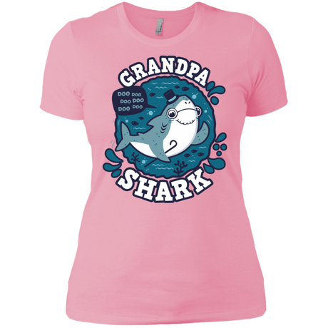 T-Shirts Light Pink / X-Small Shark Family trazo - Grandpa Women's Premium T-Shirt
