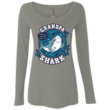 T-Shirts Venetian Grey / S Shark Family trazo - Grandpa Women's Triblend Long Sleeve Shirt