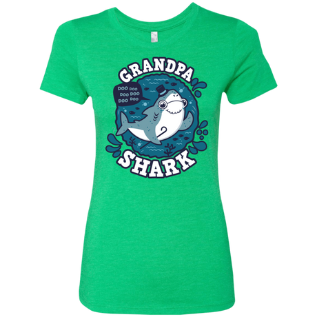 T-Shirts Envy / S Shark Family trazo - Grandpa Women's Triblend T-Shirt