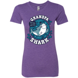 T-Shirts Purple Rush / S Shark Family trazo - Grandpa Women's Triblend T-Shirt