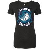 T-Shirts Vintage Black / S Shark Family trazo - Grandpa Women's Triblend T-Shirt