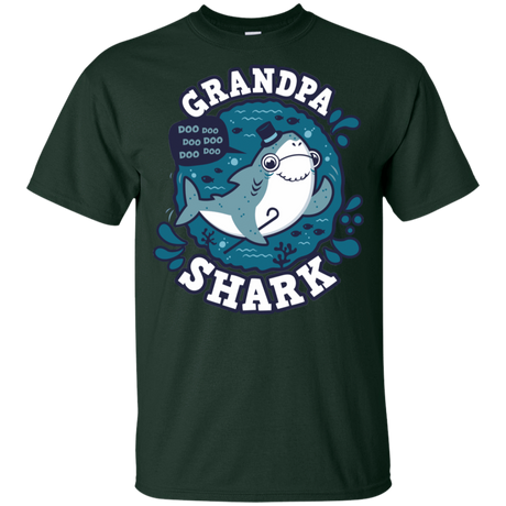 T-Shirts Forest / YXS Shark Family trazo - Grandpa Youth T-Shirt