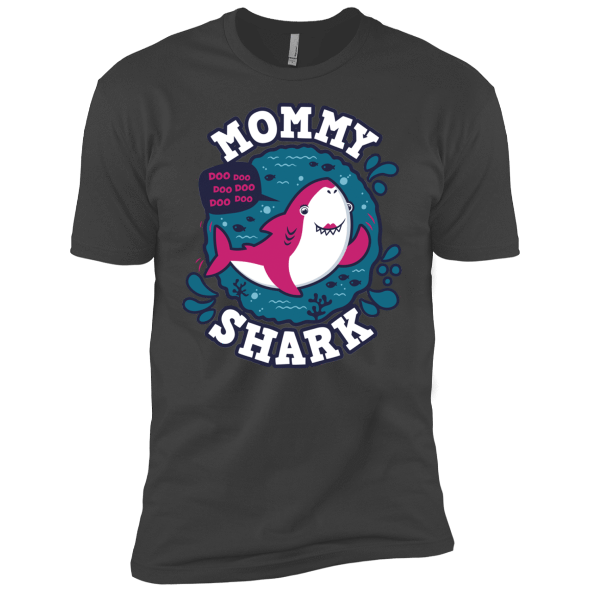 T-Shirts Heavy Metal / YXS Shark Family trazo - Mommy Boys Premium T-Shirt